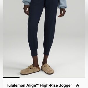 Lululemon Align High Rise Jogger full length, True Navy